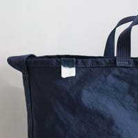 "SIDE POCKET" TOTE　MIDNIGHT BLUE　NO.24