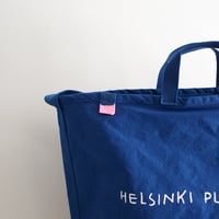 【HELSINKI PLAYGROUND x ANUNFOLD】"SIDE POCKET" TOTE　NO.11