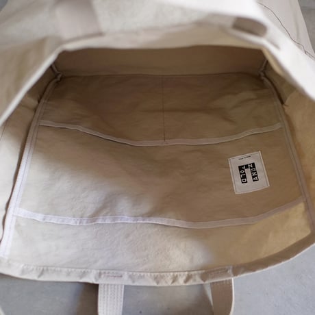 "SIDE POCKET" TOTE　SAND　NO.1
