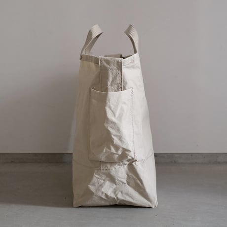 "SIDE POCKET" TOTE　SAND　NO.1