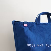 【HELSINKI PLAYGROUND x ANUNFOLD】"SIDE POCKET" TOTE　NO.14