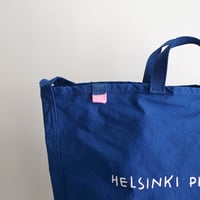 【HELSINKI PLAYGROUND x ANUNFOLD】"SIDE POCKET" TOTE　NO.12