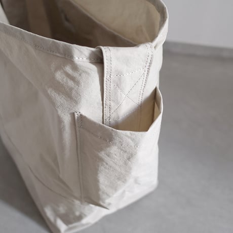 "SIDE POCKET" TOTE　SAND　NO.1