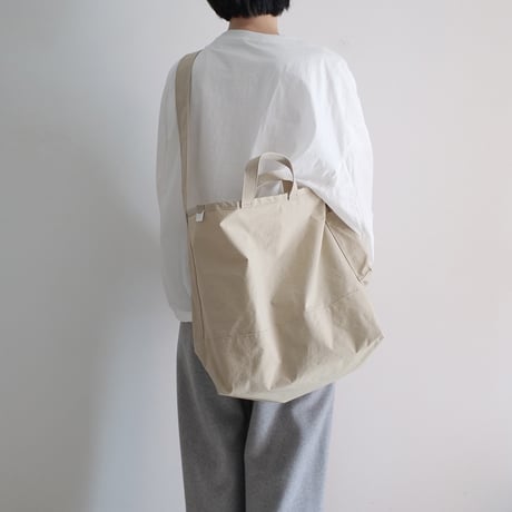 "SIDE POCKET" TOTE　SAND　NO.1