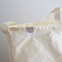 "SIDE POCKET" TOTE　WHITE　NO.63