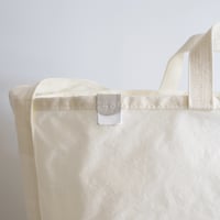"SIDE POCKET" TOTE　WHITE　NO.59