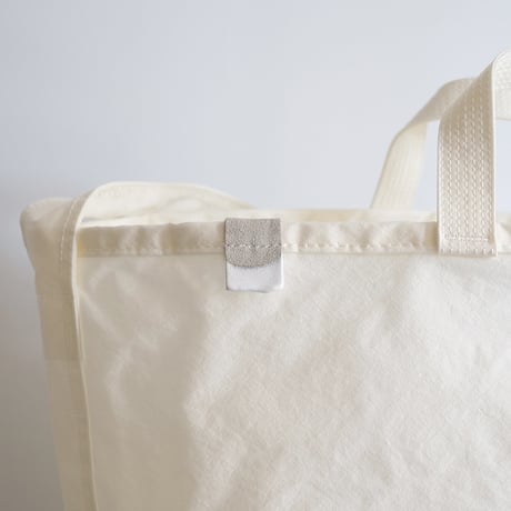 "SIDE POCKET" TOTE　WHITE　NO.59