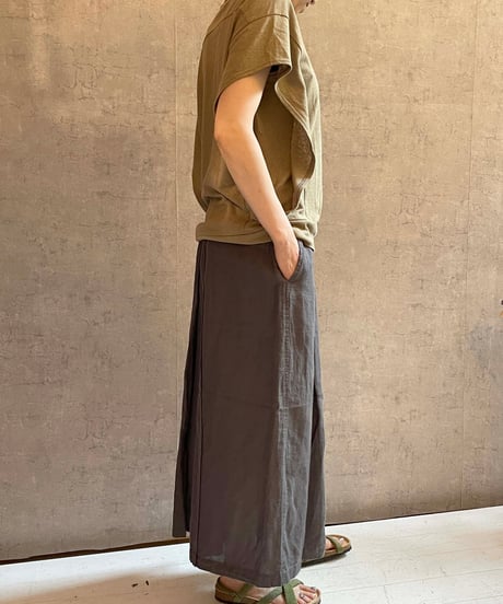 DC-0671　プリントバタフライTEE　KHAKI