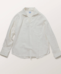 TS-0171　スキッパーシャツ　WHITE
