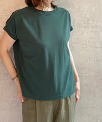 made in japan　Hands of creation  1630846 カノコフレンチTEE　グリーン