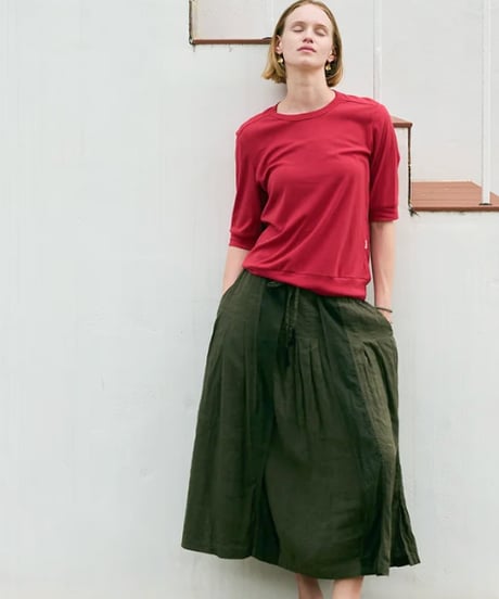 DC-0771　シルクフライスTEE　MIMOSA