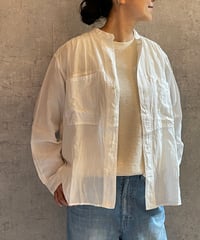 DS-0171　ラミーローンシャツ　WHITE
