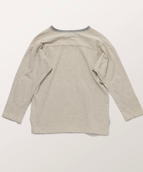 TC-0671　クレリックフットボールTEE　TOP GREY