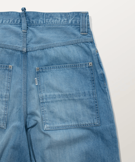 DP-0271　サマーワイドデニム　INDIGO BLEACH