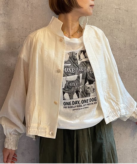DA-0271　ボイルブルゾン　IVORY