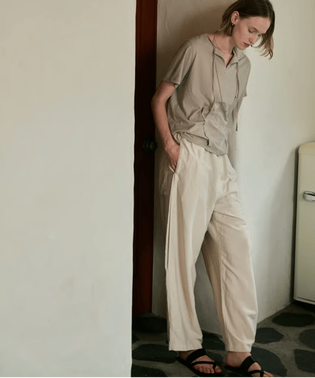 DP-0871　バレルパンツ　LIGHT BEIGE