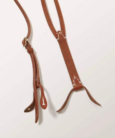 DG-0261　レザーサスペンダー　TAN BROWN