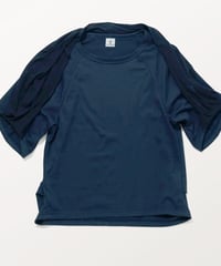 DC-0471　ショールパフTEE　NAVY