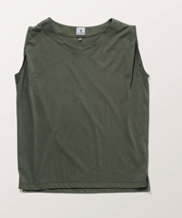 DC-0871　Vネックスリーブレストップ　OLIVE