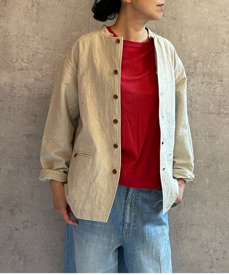 DA-0171　シェフジャケット　LIGHT BEIGE