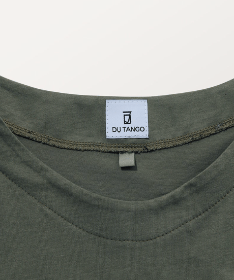 DC-0871　Vネックスリーブレストップ　OLIVE