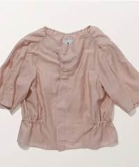 DS-0771　シャーリングシャツ　PINK