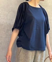 DC-0471　ショールパフTEE　NAVY