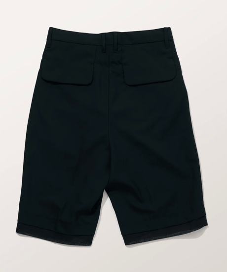 DP-0571　サマーウールハーフパンツ　BLACK