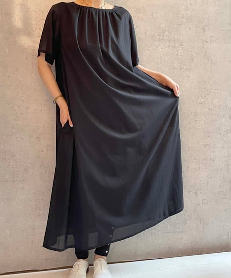 FABRIQUE en planète terre 　261−117 　コットンローンワンピース