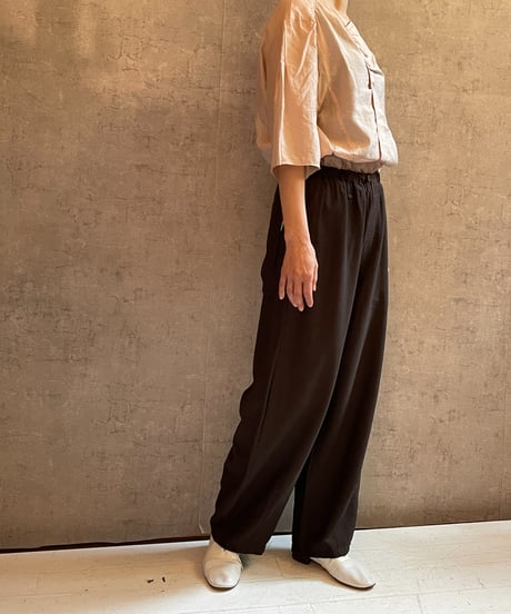 DP-0871　バレルパンツ　BROWN