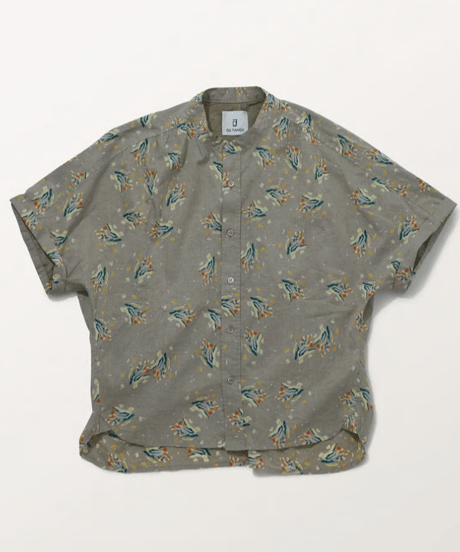 DS-0371　プリントカフスシャツ　BEIGE