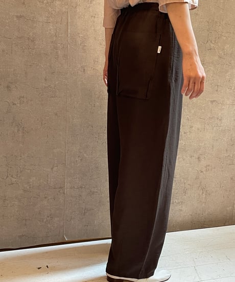 DP-0871　バレルパンツ　BROWN