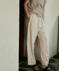 DP-0871　バレルパンツ　LIGHT BEIGE