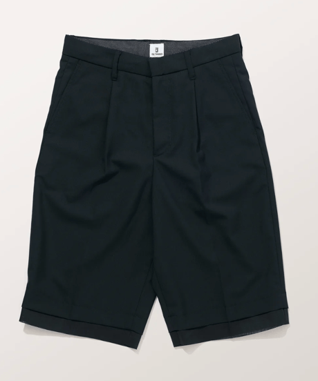 DP-0571　サマーウールハーフパンツ　BLACK