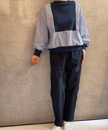 made in Japan   FABRIQUE en planète terre 262−103　異素材プルオーバーシャツ