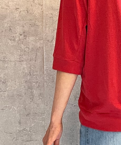 DC-0771　シルクフライスTEE　RED