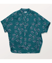 DS-0371　プリントカフスシャツ　GREEN