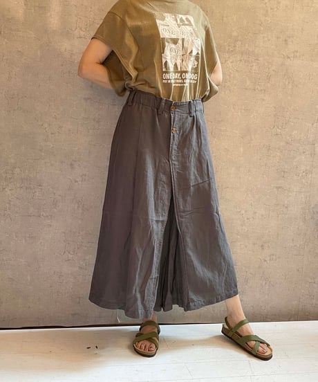 DP-0171　パナマボックスパンツ　BROWN