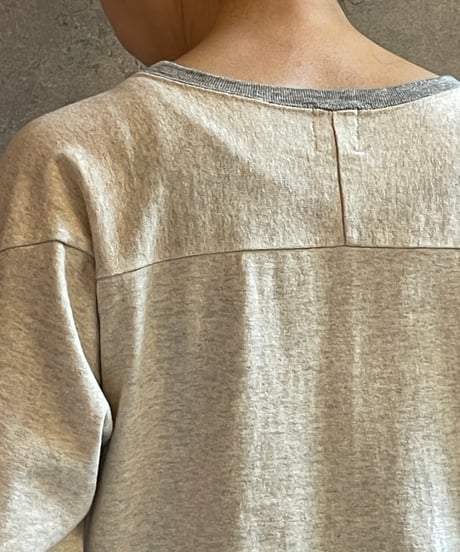 TC-0671　クレリックフットボールTEE　OATMEAL