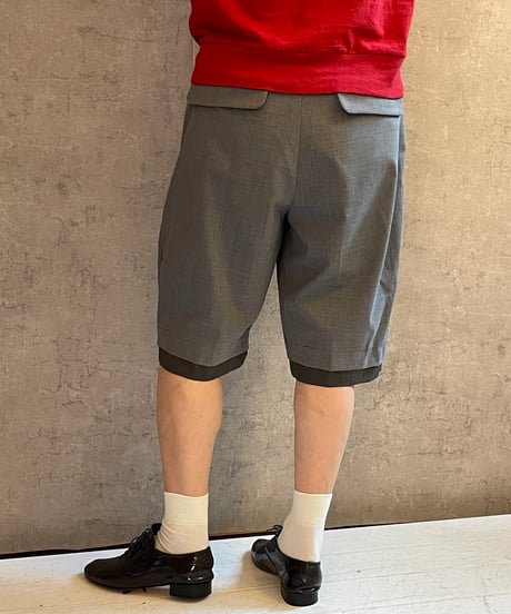 DP-0571　サマーウールハーフパンツ　TOP GREY