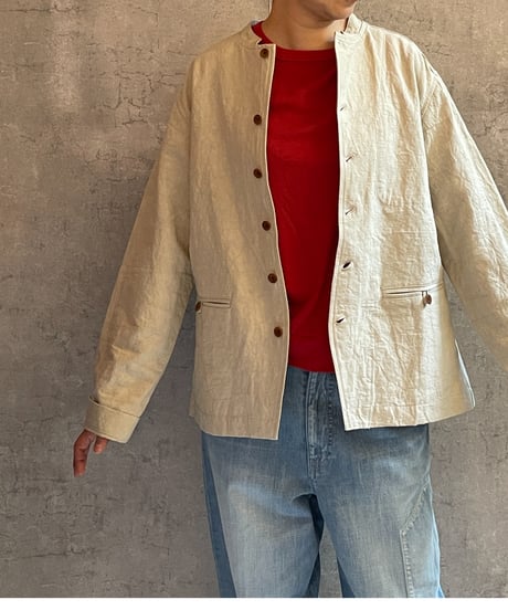 DA-0171　シェフジャケット　LIGHT BEIGE