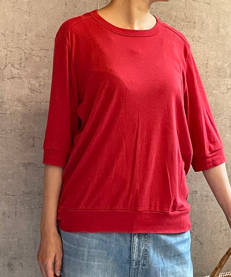 DC-0771　シルクフライスTEE　RED
