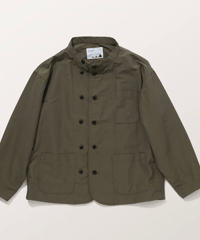 TA-0171　ダブル釦ワークジャケット　KHAKI