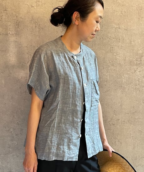 DS-0571　ユニフォームシャツ　TOP BLUE