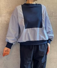 made in Japan   FABRIQUE en planète terre 262−103　異素材プルオーバーシャツ