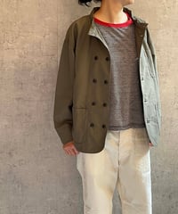 TA-0171　ダブル釦ワークジャケット　KHAKI