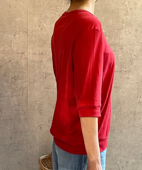 DC-0771　シルクフライスTEE　RED