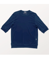 DC-0771　シルクフライスTEE　NAVY
