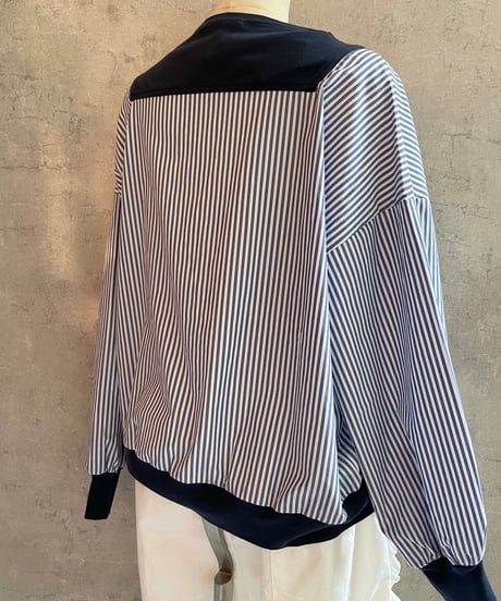 made in Japan   FABRIQUE en planète terre 262−103　異素材プルオーバーシャツ