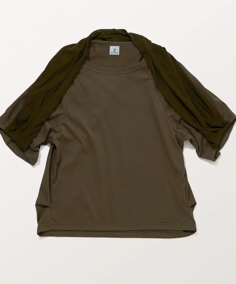 DC-0471　ショールパフTEE　KHAKI